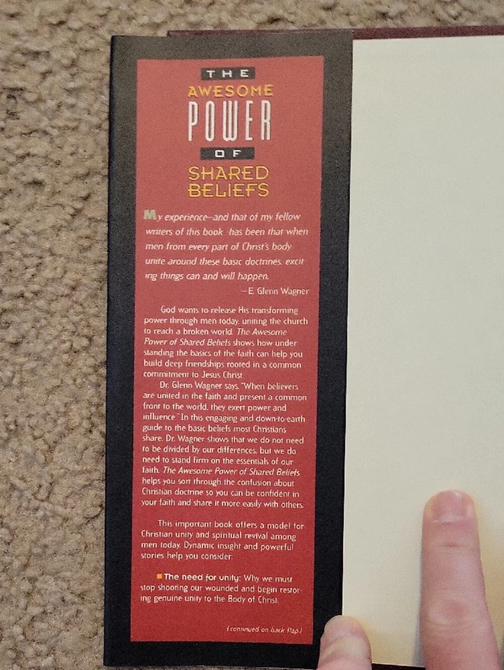 E. Glenn Wagner The Awesome Power of Shared Beliefs - Blue & Red